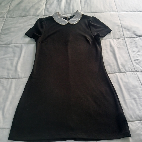 Forever 21 Black/White Dress Small - Picture 1 of 5